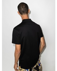 Versace La Greca Short Sleeve Polo Shirt