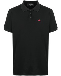 DSQUARED2 Leaf Embroidered Polo Shirt