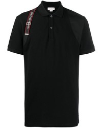 Alexander McQueen Logo Harness Strap Polo Shirt