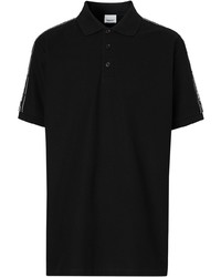 Burberry Logo Panelled Polo Shirt