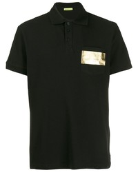 VERSACE JEANS COUTURE Logo Patch Pocket Polo Shirt