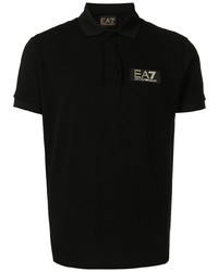 Ea7 Emporio Armani Logo Patch Polo Shirt