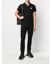 Diesel Logo Patch Short Sleeved Polo Shirt