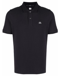 C.P. Company Logo Patch Short Sleeved Polo Shirt