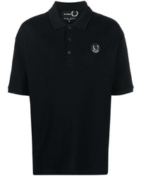Raf Simons X Fred Perry Logo Patch Short Sleeved Polo Shirt