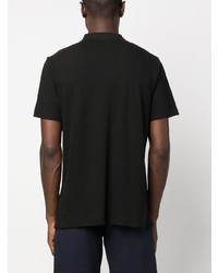 Calvin Klein Logo Patch Split Neck Polo Shirt