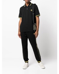 MCM Logo Print Cotton Polo Shirt