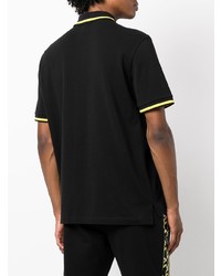 MCM Logo Print Cotton Polo Shirt