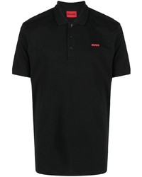 BOSS Logo Print Cotton Polo Shirt