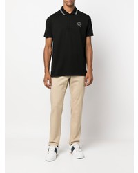 Paul & Shark Logo Print Polo Shirt