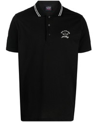 Paul & Shark Logo Print Polo Shirt