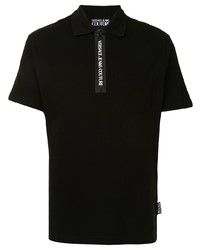 VERSACE JEANS COUTURE Logo Print Short Sleeved Polo Shirt