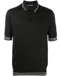 Dolce & Gabbana Logo Stripe Polo Shirt