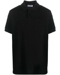 VERSACE JEANS COUTURE Logo Tape Cotton Polo Shirt