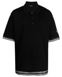 Versace Logo Tape Polo Shirt