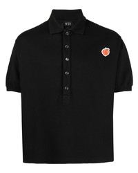 N°21 N21 Peach Appliqu Cotton Polo Shirt