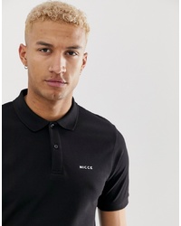 Nicce London Nicce Polo Shirt In Black With Logo