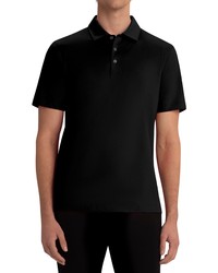 Bugatchi Ooohcotton Tech Solid Polo In Black At Nordstrom