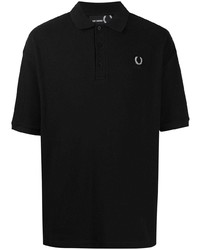 Raf Simons X Fred Perry Oversized Graphic Print Polo Shirt