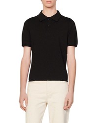 Sandro Pablo Polo Sweater In Black At Nordstrom
