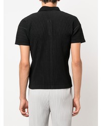 Homme Plissé Issey Miyake Pleated Short Sleeve Polo