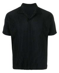 Homme Plissé Issey Miyake Pleated Short Sleeve Polo