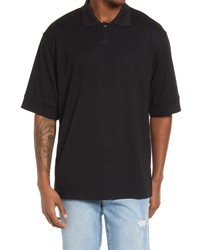 Topman Polo Shirt In Black At Nordstrom
