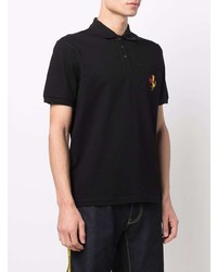 Ferrari Prancing Horse Print Polo Shirt