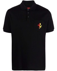 Ferrari Prancing Horse Print Polo Shirt