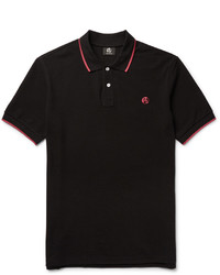 Paul Smith Ps By Contrast Tipped Cotton Piqu Polo Shirt