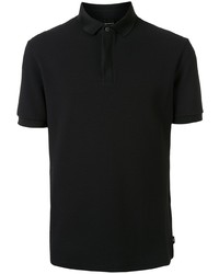 Emporio Armani Ribbed Collar Polo Shirt