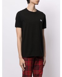 Fred Perry Ringer Embroidered Logo T Shirt