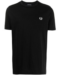 Fred Perry Ringer Embroidered Logo T Shirt