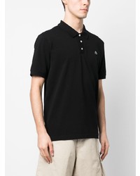 Moose Knuckles Short Sleeve Cotton Polo Shirt