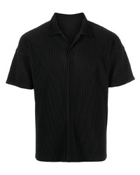 Homme Plissé Issey Miyake Short Sleeved Pleated Polo Shirt