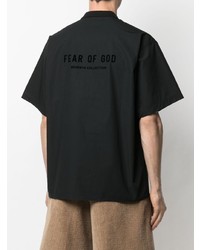 Fear Of God Short Sleeved Poplin Polo Shirt