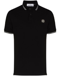 Stone Island Si Chest Emb Ss Polo Blk