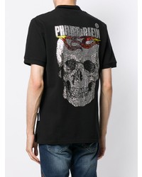 Philipp Plein Skull Embellished Polo Shirt