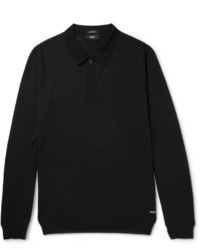 Hugo Boss Slim Fit Virgin Merino Wool Polo Shirt