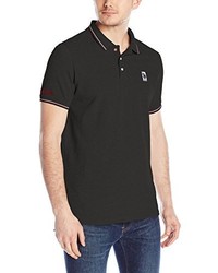 U.S. Polo Assn. Solid Pique Polo Shirt With Color Tipped Collar And Cuffs