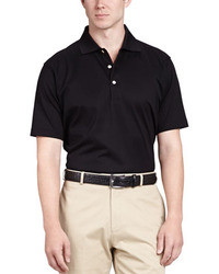Peter Millar Solid Polo Shirt Black