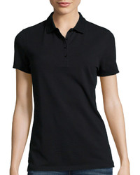 St Johns Bay St Johns Bay Fitted Polo Shirt