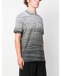 Missoni Stripe Pattern Cotton Polo Shirt