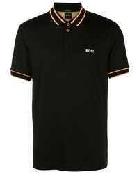 BOSS Stripe Trim Short Sleeved Polo Shirt