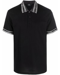 Versace Striped Edge Polo Shirt