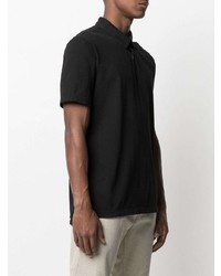 James Perse Sueded Jersey Polo Shirt