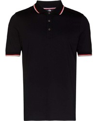 Fusalp Tri Stripe Trim Logo Patch Polo Shirt