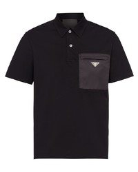 Prada Triangle Logo Polo Shirt