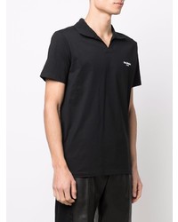 Balmain Wingtip Collar Cotton T Shirt