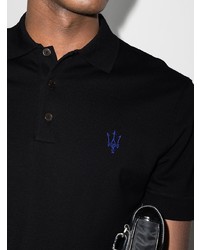 Ermenegildo Zegna X Maserati Logo Embroidered Polo Shirt